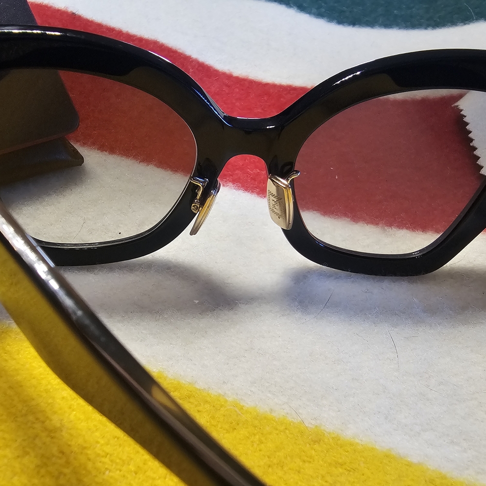 Fendi ROMA Glossy Black Sunglasses - Picture 3 of 14